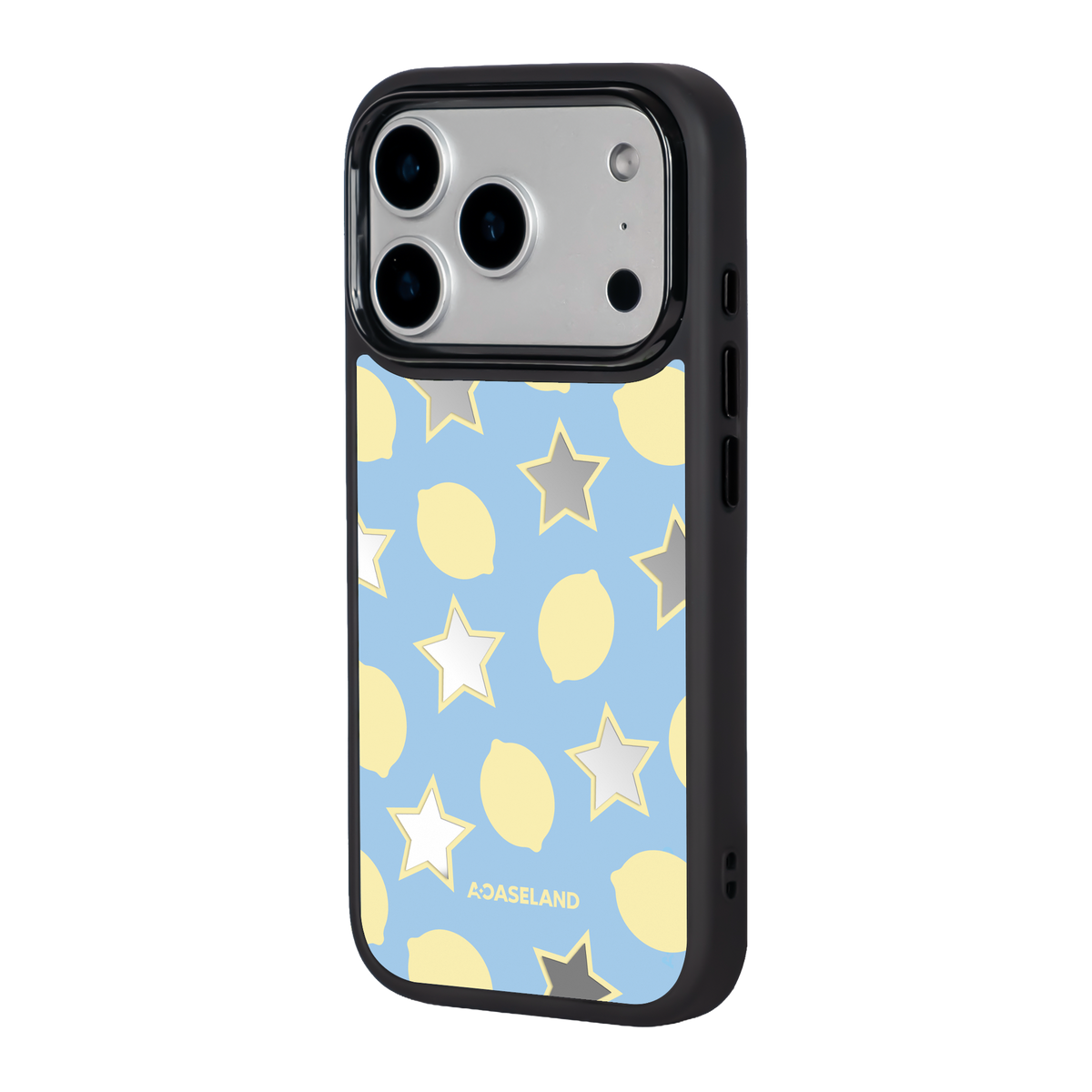 Lemon Stars 黑邊鏡面手機殼2.0|MagSafe 兼容