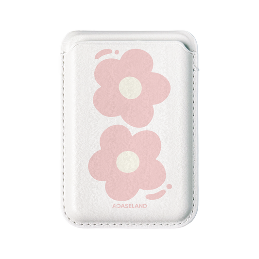 Hello! Flowers MagSafe 支架卡包|客製化文字