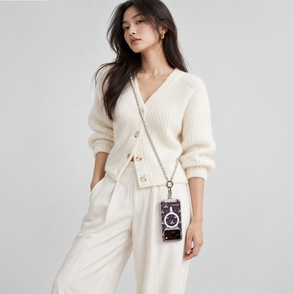 Pearl Muse｜珍珠三合一手機掛鏈