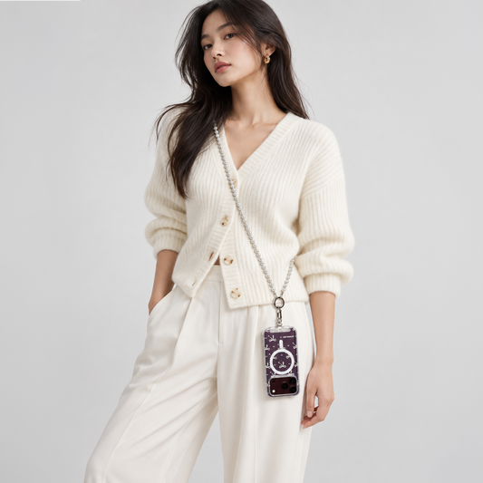 Pearl Muse｜珍珠三合一手機掛鏈