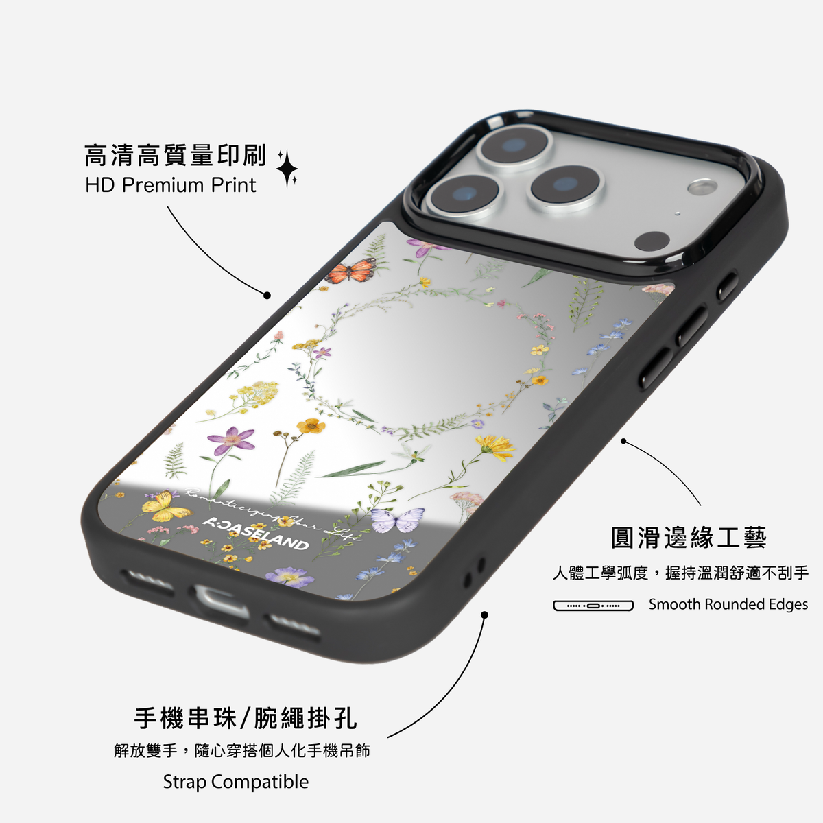 Hello Flower Blue Phone Case