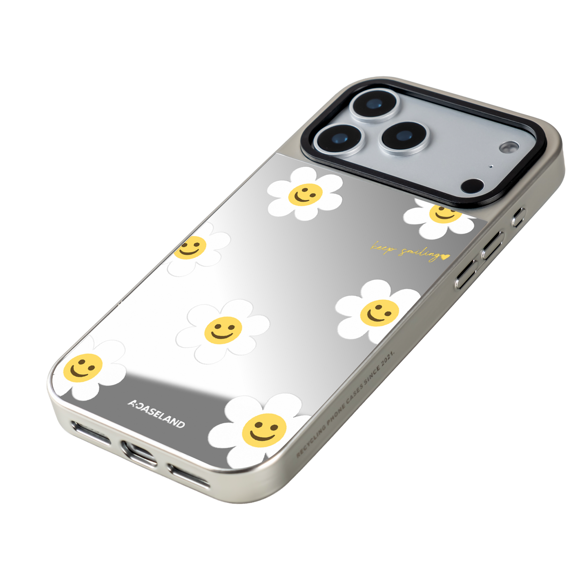 Hello Flower Blue Phone Case