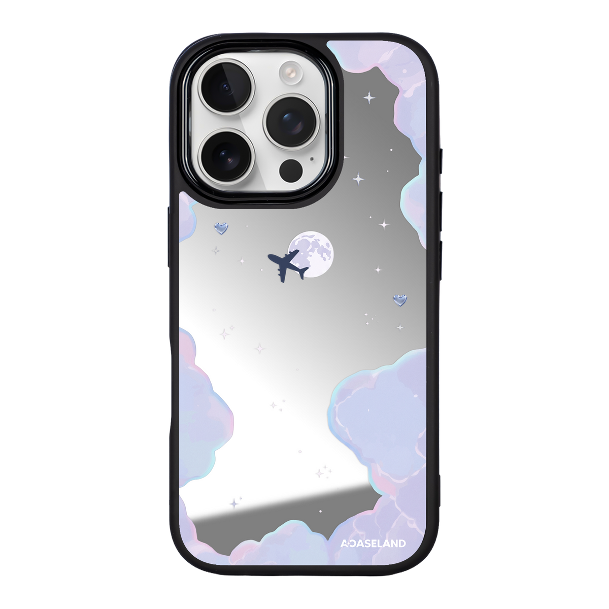 Dreamy Cloud 黑邊鏡面手機殼2.0｜MagSafe 兼容
