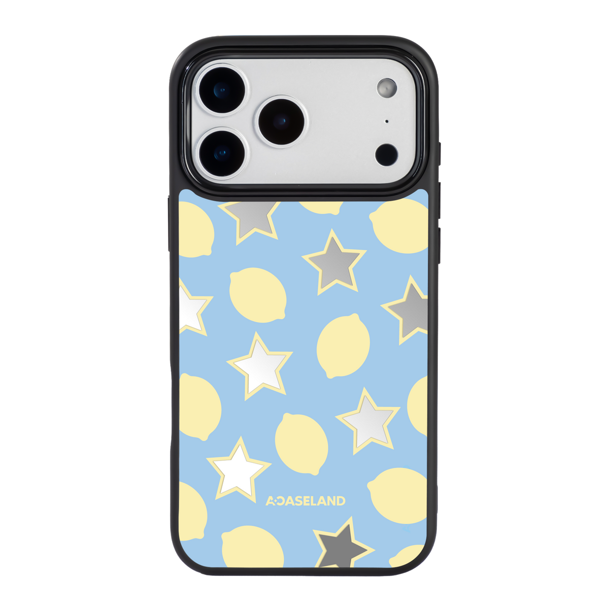 Lemon Stars 黑邊鏡面手機殼2.0｜MagSafe 兼容