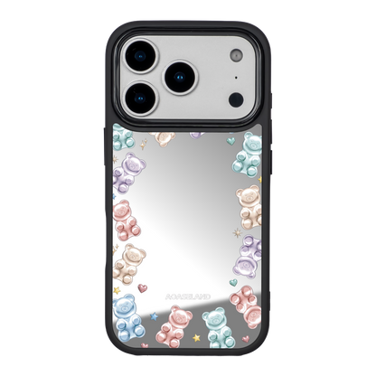 Frosty Jelly Gummy Bear 黑邊鏡面手機殼2.0｜MagSafe 兼容