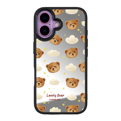 Lovely Bear 黑邊鏡面手機殼2.0｜MagSafe 兼容