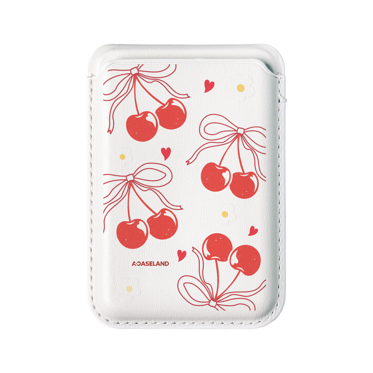 Cherry & Red Ribbon 磁吸卡套支架