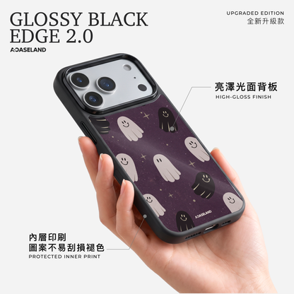 可愛小鬼【暮色紫特別版】｜黑邊手機殼 2.0・亮面｜MagSafe 兼容