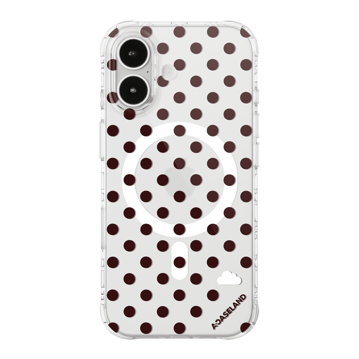 #顏色/款式_Clear Polka Dots/透底酒紅點