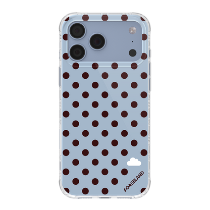 #顏色/款式_Blue Polka Dots/藍底酒紅點