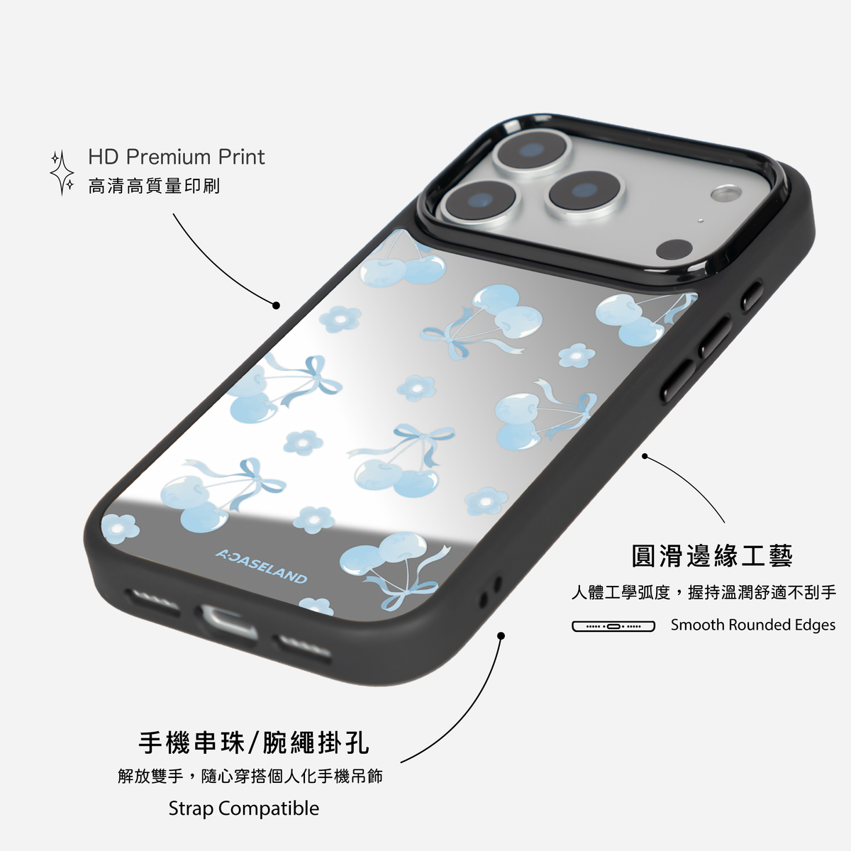 Hello Flower Blue Phone Case