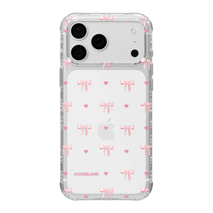 Pink Bowtie 氣墊防摔手機護殼｜MagSafe 兼容