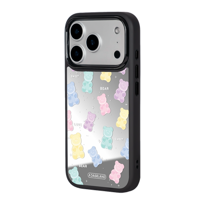 熊仔軟糖 黑邊鏡面手機殼2.0｜MagSafe 兼容