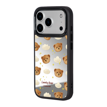 Lovely Bear 黑邊鏡面手機殼2.0｜MagSafe 兼容