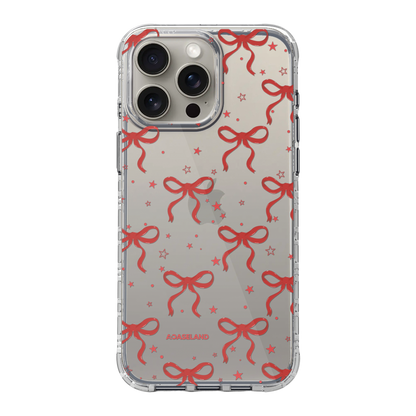 蝴蝶結 Red Ver. 氣墊防摔手機護殻｜MagSafe 兼容