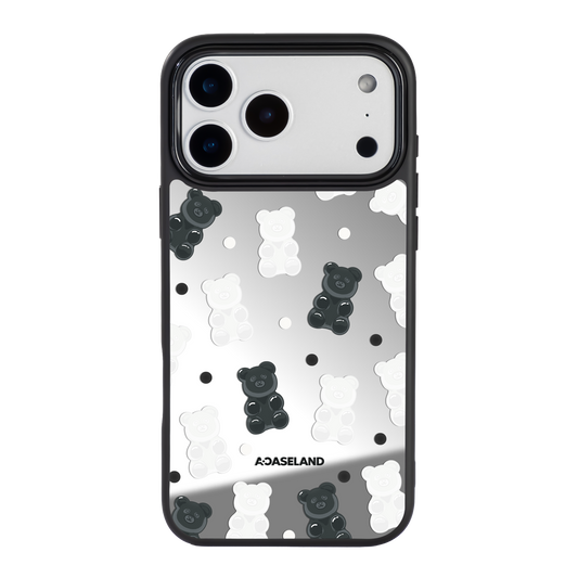 Dotty Mono Gummy Bear 黑邊鏡面手機殼2.0｜MagSafe 兼容
