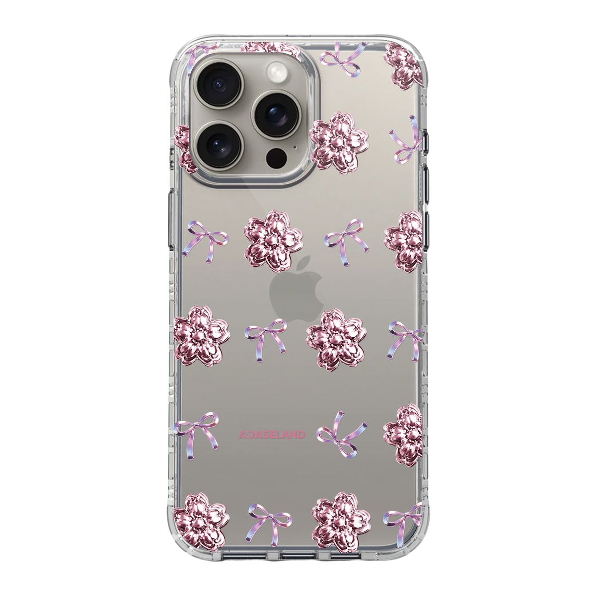 Metal Sakura【Pink Ver.】氣墊防摔手機護殻｜MagSafe 兼容