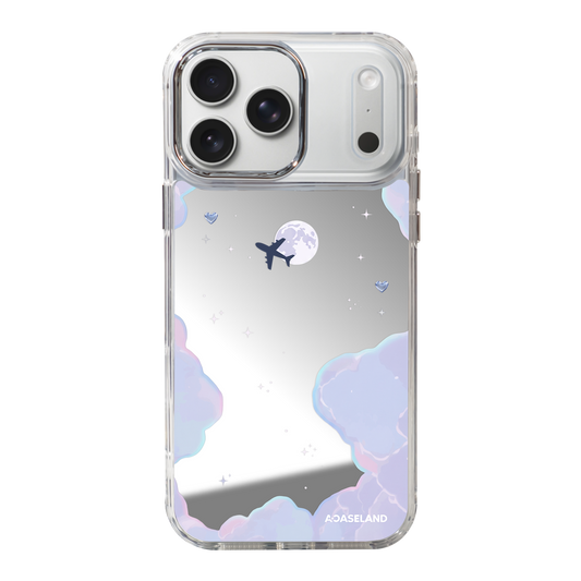 Dreamy Cloud 透明邊鏡面手機殼