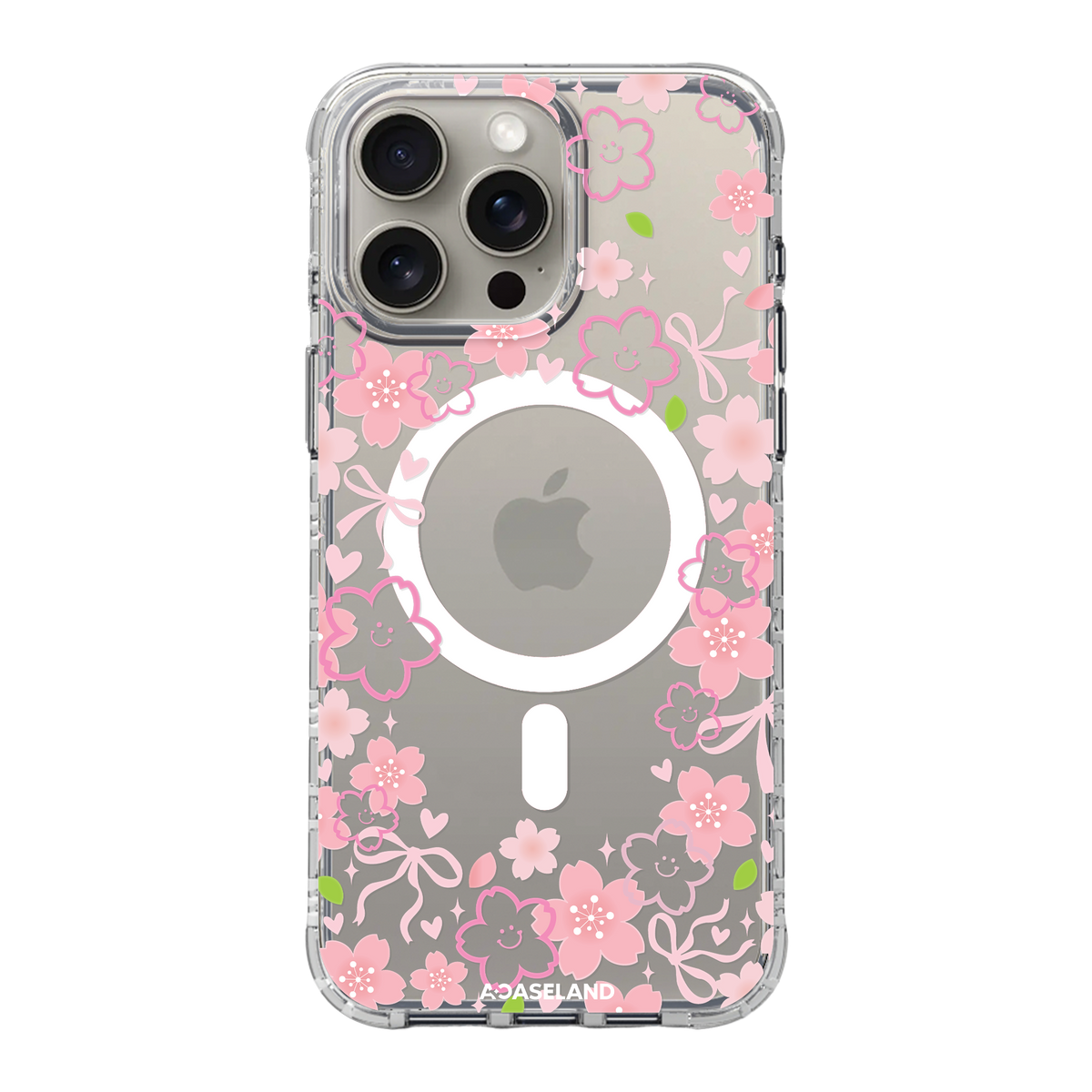 Smiling Sakura 氣墊防摔手機護殻｜MagSafe 兼容