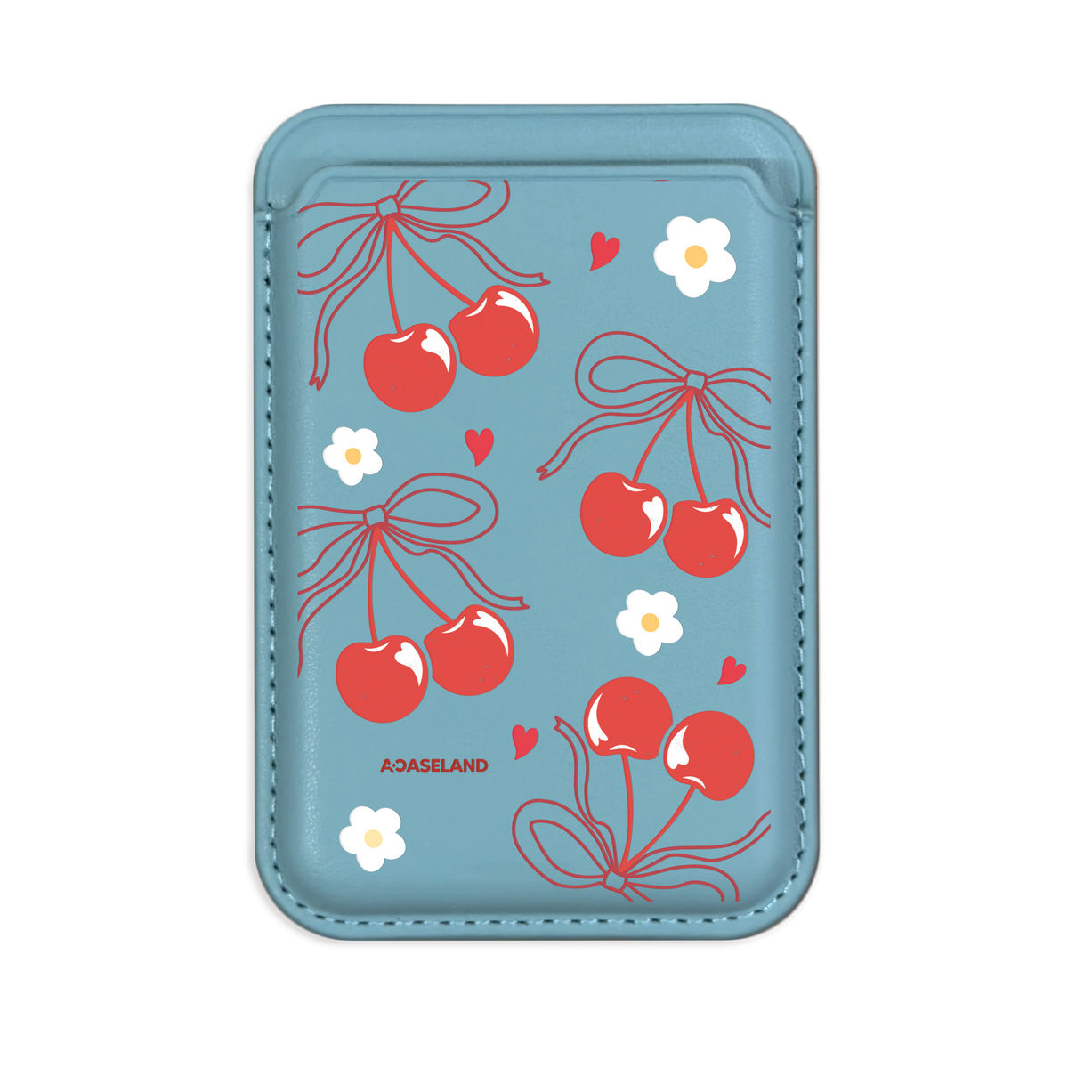 Cherry & Red Ribbon 磁吸卡套