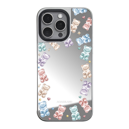 Frosty Jelly Gummy Bear 銀邊鏡面手機殼｜MagSafe 兼容
