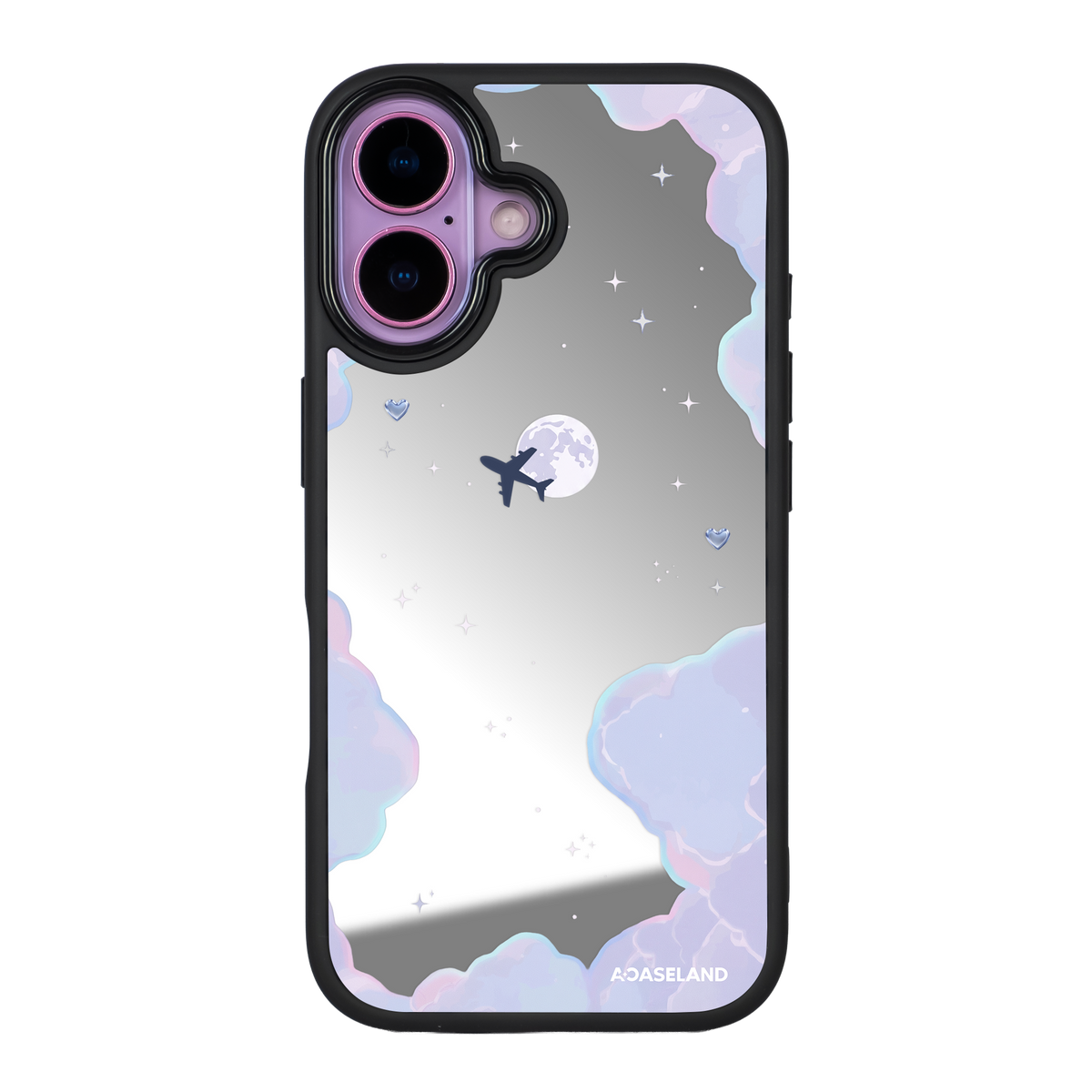 Dreamy Cloud 黑邊鏡面手機殼2.0｜MagSafe 兼容