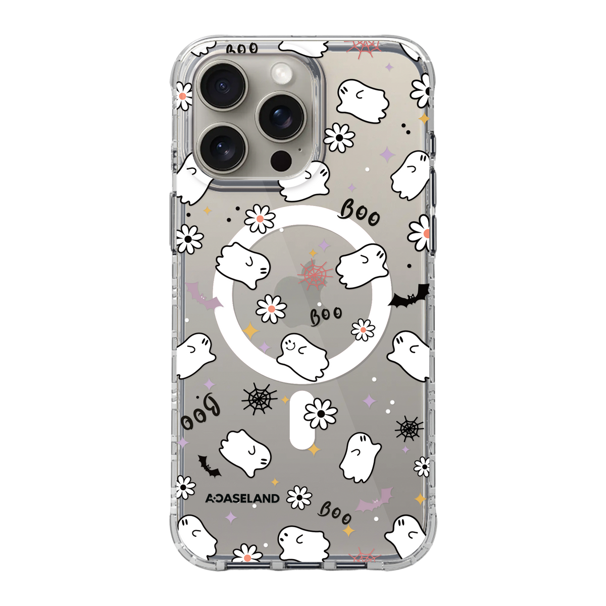 Ghost Party【Flower Ver.】氣墊防摔手機護殻｜MagSafe 兼容