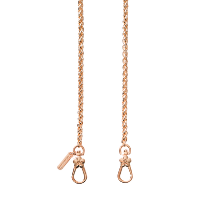 個性金屬小花扣 (金色) 手機掛鏈