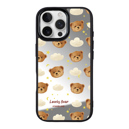 Lovely Bear 黑邊鏡面手機殼2.0｜MagSafe 兼容
