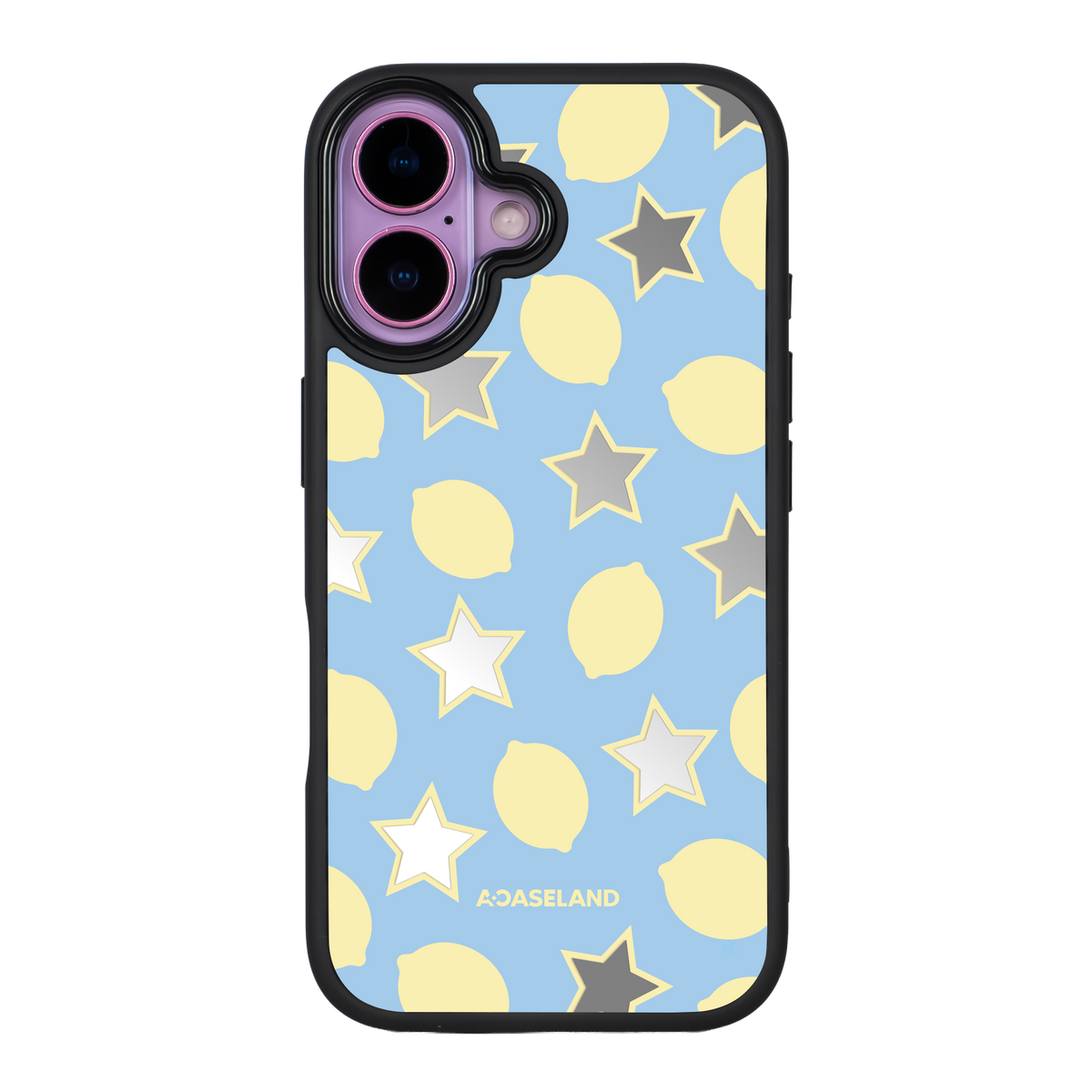 Lemon Stars 黑邊鏡面手機殼2.0｜MagSafe 兼容