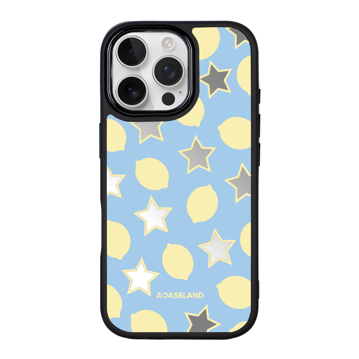 Lemon Stars 黑邊鏡面手機殼2.0｜MagSafe 兼容