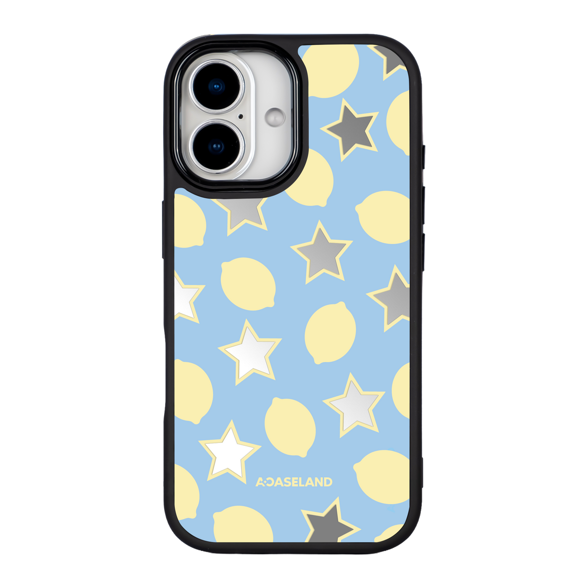 Lemon Stars 黑邊鏡面手機殼2.0｜MagSafe 兼容
