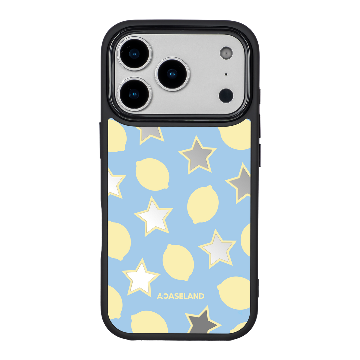 Lemon Stars 黑邊鏡面手機殼2.0｜MagSafe 兼容