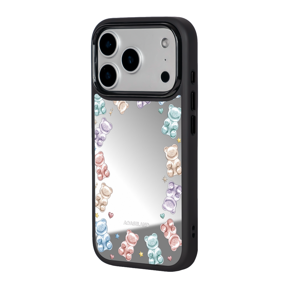 Frosty Jelly Gummy Bear 黑邊鏡面手機殼2.0｜MagSafe 兼容