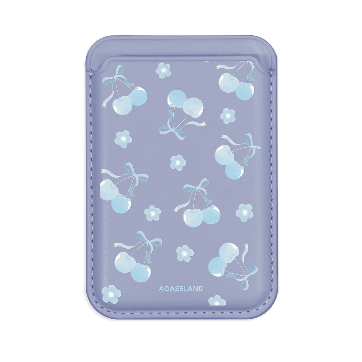 Baby Blue Cherry & Bow 磁吸卡套