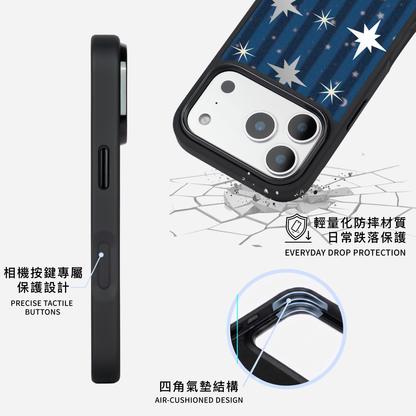 Winter Night Star 黑邊鏡面手機殼2.0｜MagSafe 兼容