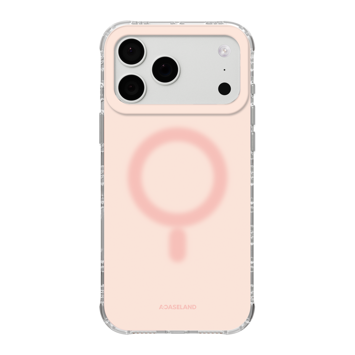 Pure+ 粉色 氣墊防摔手機護殼｜MagSafe 兼容｜客製化文字
