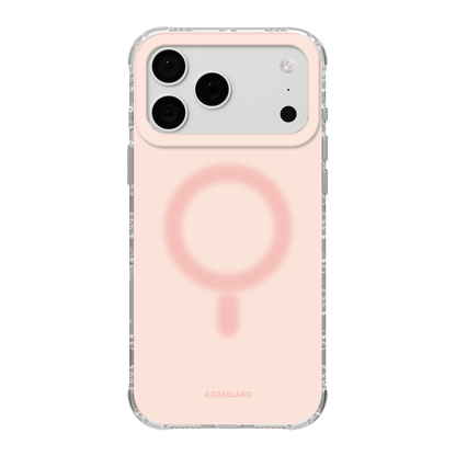 Pure+ 粉色 氣墊防摔手機護殼｜MagSafe 兼容｜客製化文字