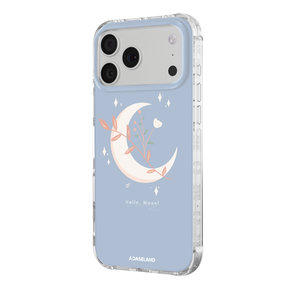 夜月 𝑴𝒐𝒐𝒏 ☾ 氣墊防摔手機護殻｜MagSafe 兼容｜客製化文字