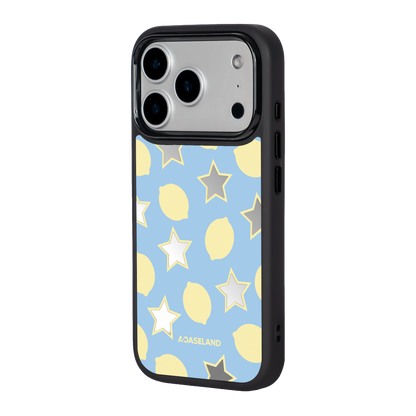 Lemon Stars 黑邊鏡面手機殼2.0｜MagSafe 兼容