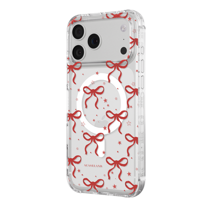 蝴蝶結 Red Ver. 氣墊防摔手機護殻｜MagSafe 兼容