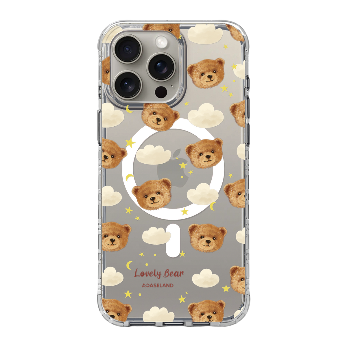 Lovely Bear 氣墊防摔手機殼｜MagSafe 兼容