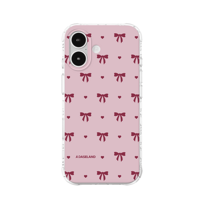 蝴蝶結【Pink Ver.】氣墊防摔手機護殻｜MagSafe 兼容