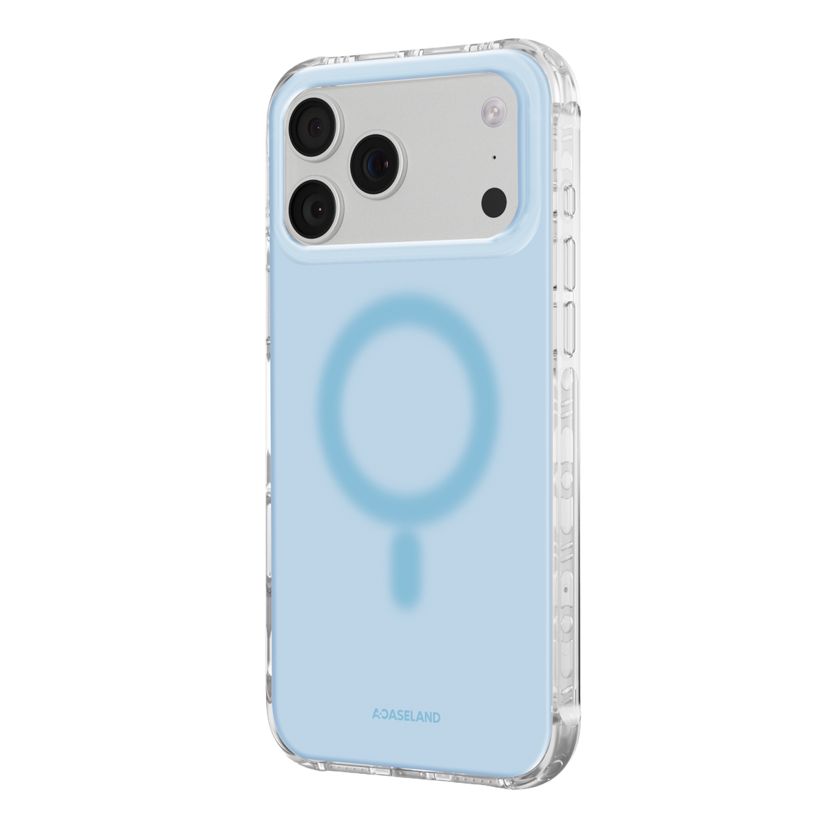 Pure+ 天藍 氣墊防摔手機殼｜MagSafe 兼容｜客製化文字