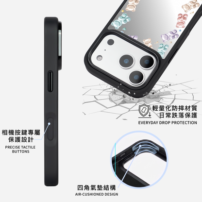 Frosty Jelly Gummy Bear 黑邊鏡面手機殼2.0｜MagSafe 兼容