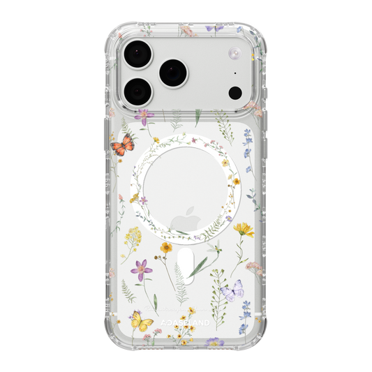 Butterfly x Wildflowers 氣墊防摔手機 護殼｜MagSafe 兼容