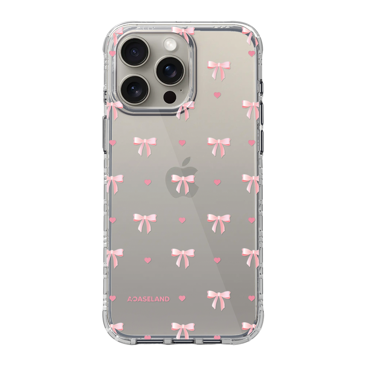 Pink Bowtie 氣墊防摔手機護殼｜MagSafe 兼容