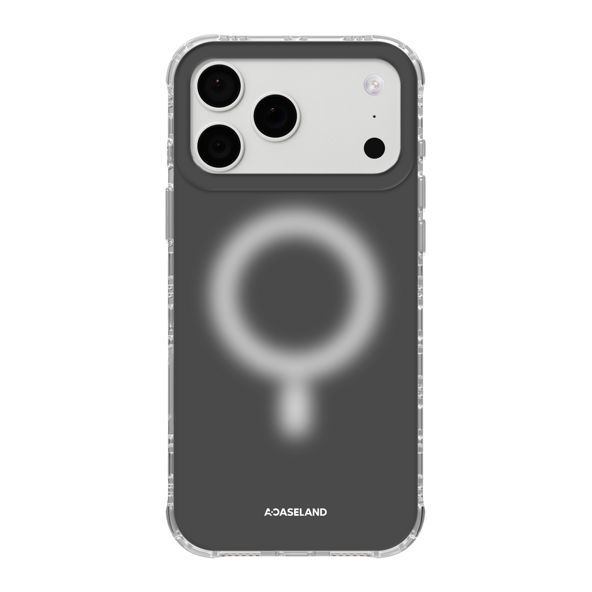 Pure+ 炭灰 氣墊防摔手機護殼｜MagSafe 兼容｜客製化文字