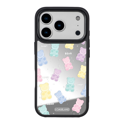 熊仔軟糖 黑邊鏡面手機殼2.0｜MagSafe 兼容