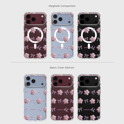 Metal Sakura【Pink Ver.】氣墊防摔手機護殻｜MagSafe 兼容